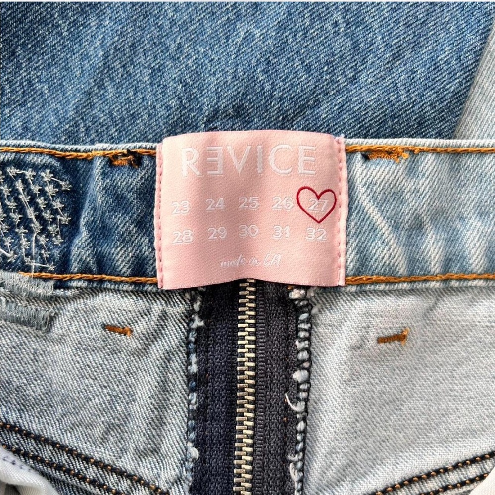 REVICE Jeans Unique Two-Tone Design Excellent Condition Size 27 - Picture 3 of 5